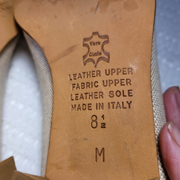 TALBOTS CLASSIC LIGHT BROWN LEATHER LOAFER SHOE - Picture 6 of 14